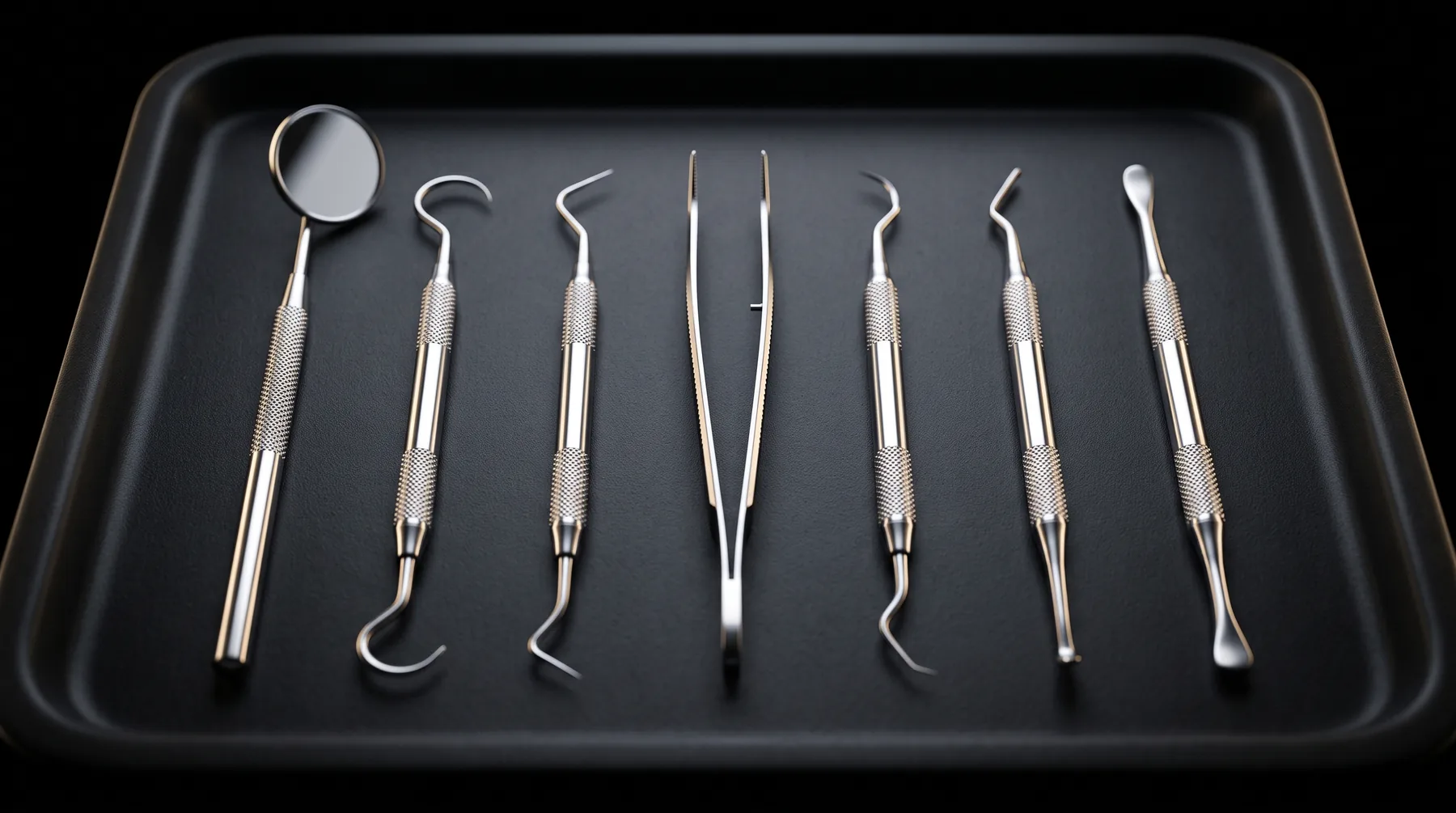 Sterilised instruments