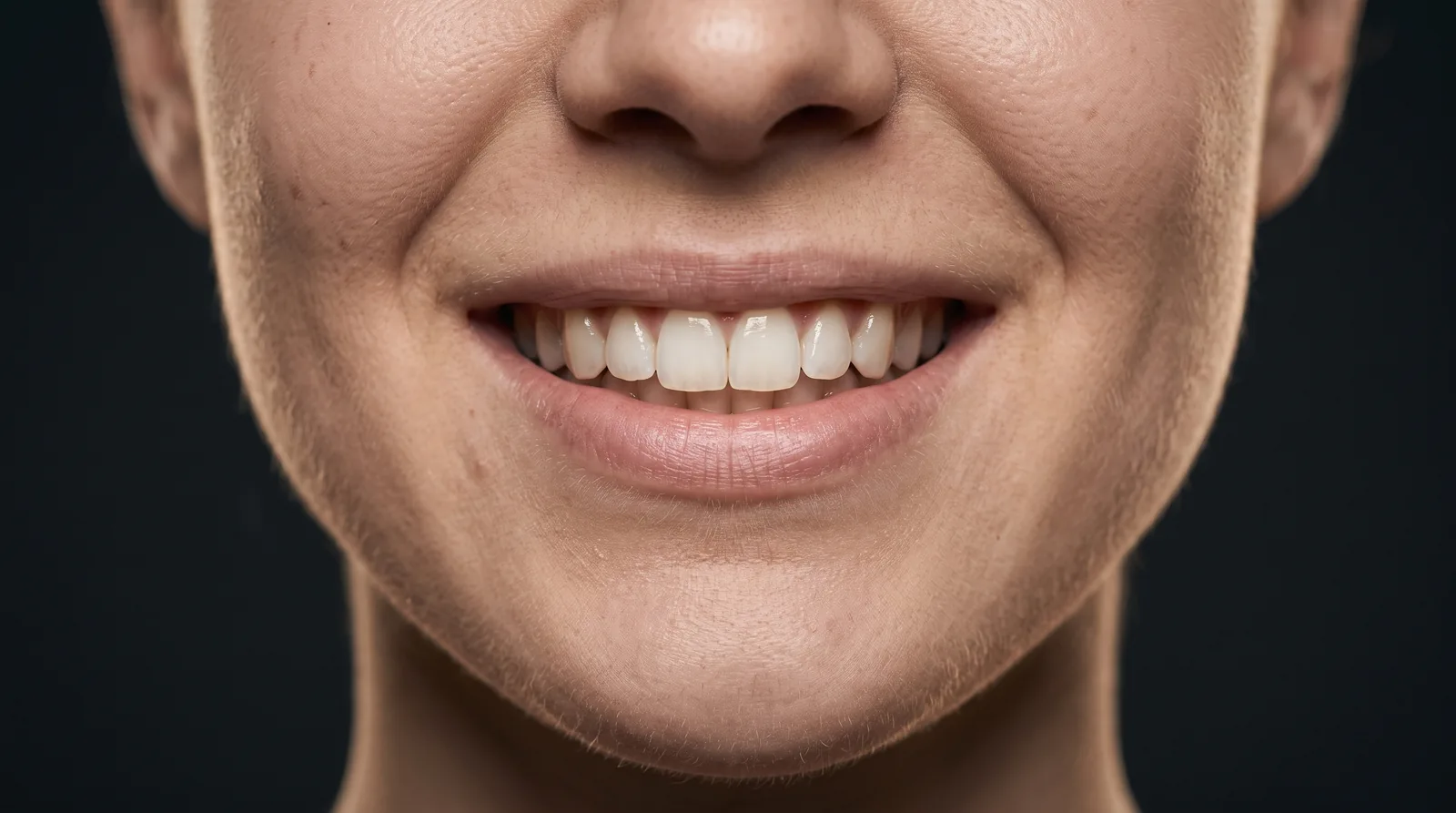 A finished smile